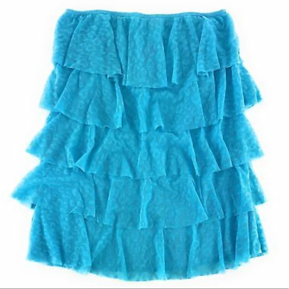 🌸Victoria’s Secret Blue Ruffle Beach Coverup🌸
